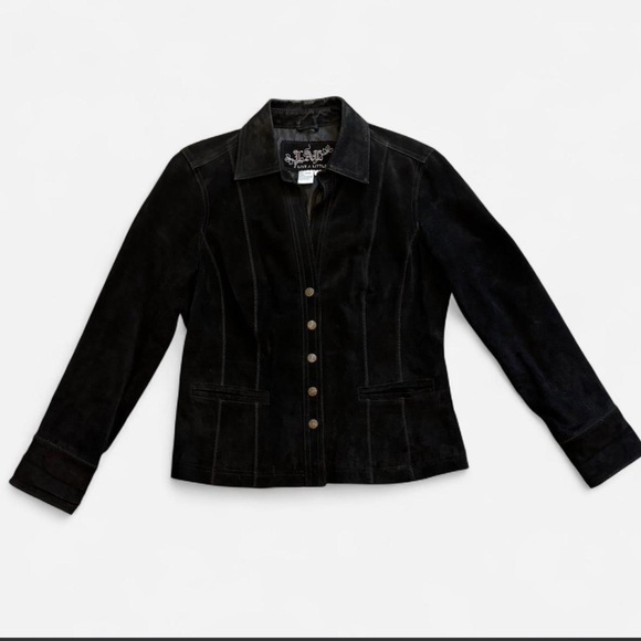 Live a Little Jackets & Blazers - Vintage Leather Jacket – Medium